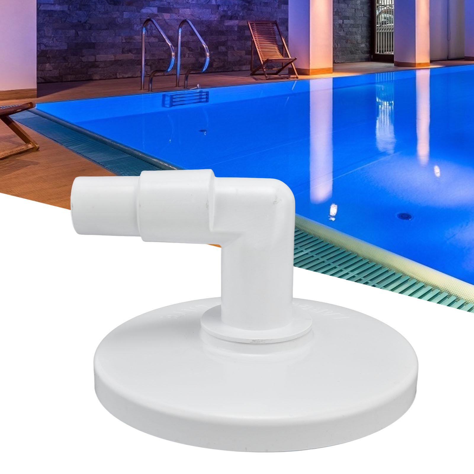18,5 Cm Poolzubehör – Skimmer-saugplatte Mit 90°-winkelstück – Skimmer-ersatzteile