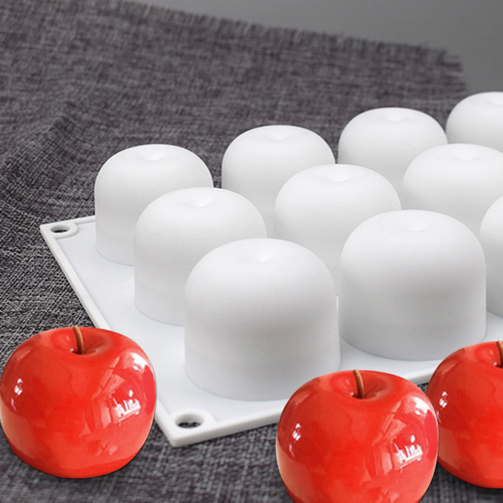 Apfelmousse-kuchenform Mit 15 Mulden Für Heiligabend (weiß)