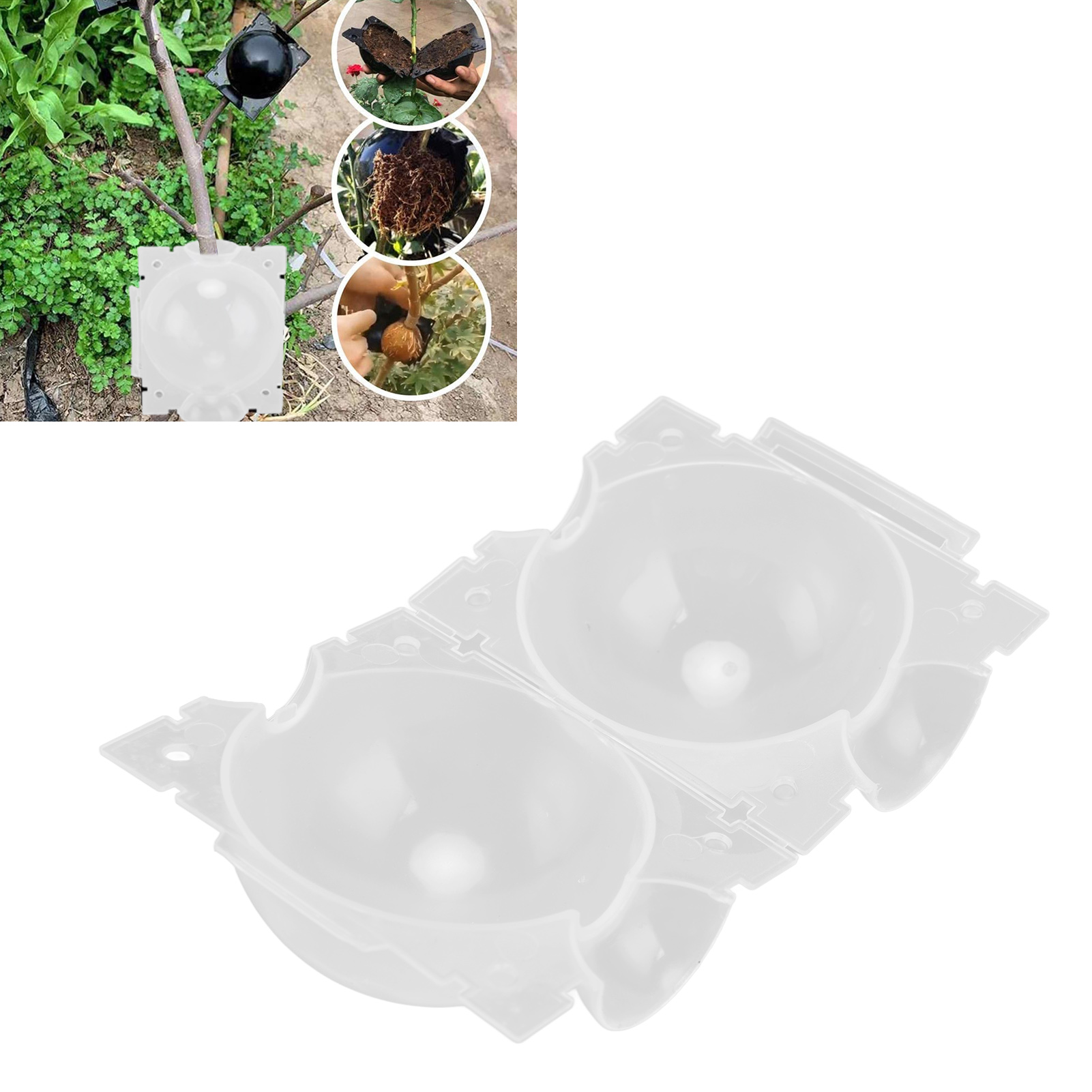 10 Stück Zu Verkaufen: Abmoosbox Für Pflanzen, Vermehrungsgerät Durch Stecklinge Und Veredelung, Bewurzelungsbox, Abmoosballen Für Gartenbäume