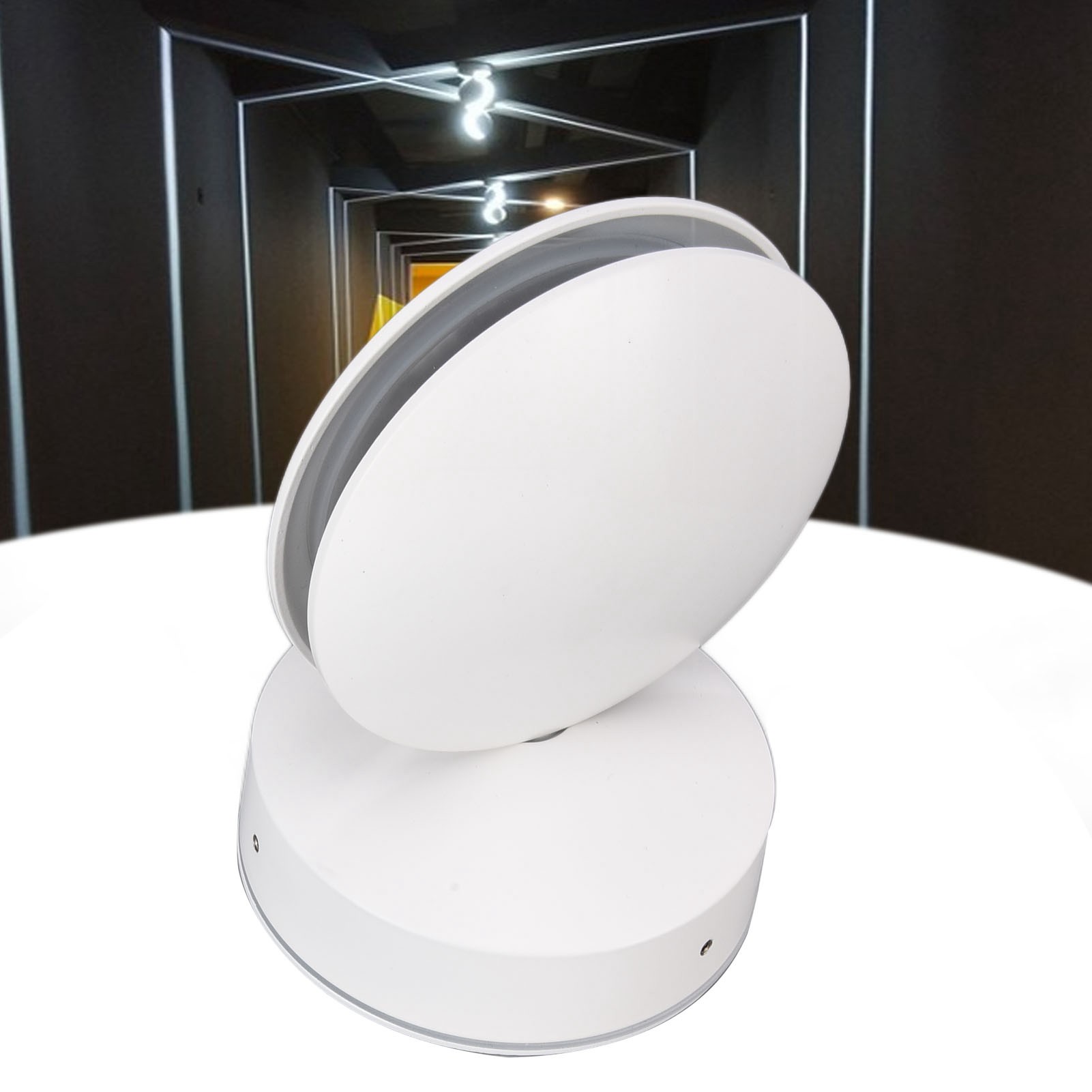 360° Led-wandleuchte, Flurbeleuchtung, 10w Weißes Licht, Wandleuchte Für Türrahmen Und Linien, Spot.