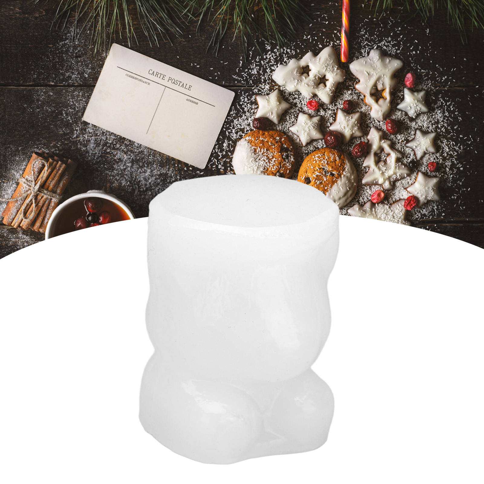 3d-silikonform Für Bären, Kunsthandwerk (tiere), Weihnachtskuchen, Eiscreme, Süßigkeiten, Schokolade, Mousse, Dekoration, Küchenutensilien, Kochen.