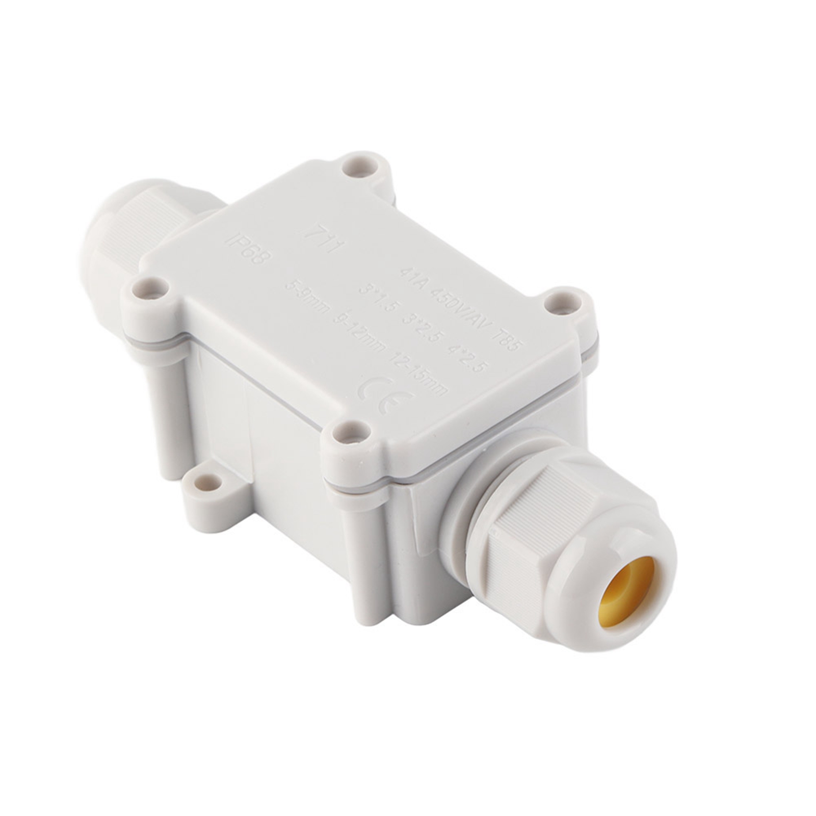 Ip68 Wasserdichte Anschlussdose, Bidirektionale Außenkabelanschlussdose, Wasserdichte Anschlussdose Mit Einem Eingang Und Einem Ausgang.