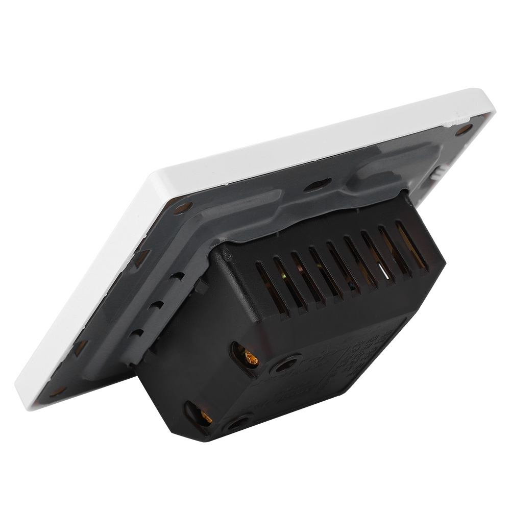 Wandmontierter Lüfterschalter Mit Variabler Drehzahl, Weiß, 250 V Ac / 100 W / 86 X 86 Mm