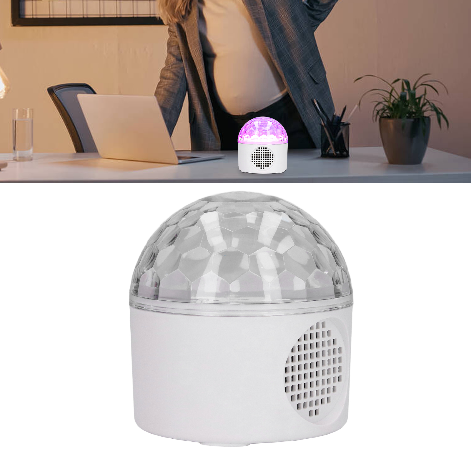 Magischer Kugelprojektor-lautsprecher, Kabelloser Bluetooth-lautsprecher, Stimmungslicht, Usb-betrieben