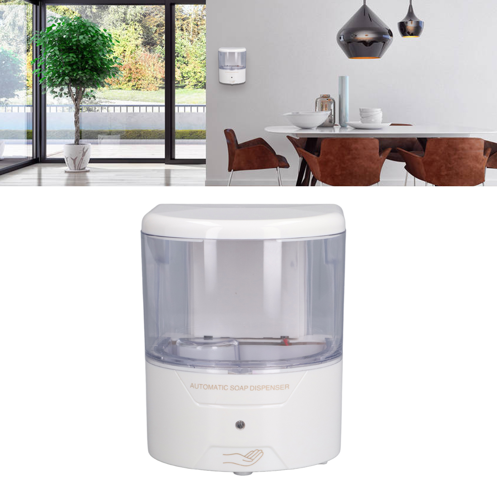 Automatischer Seifenspender Mit Sensor, Intelligenter Elektrischer Handdesinfektionsmittelspender, Wandmontierter Seifenspender, Seifenspender Mit Sensor Aus Kunststoff.