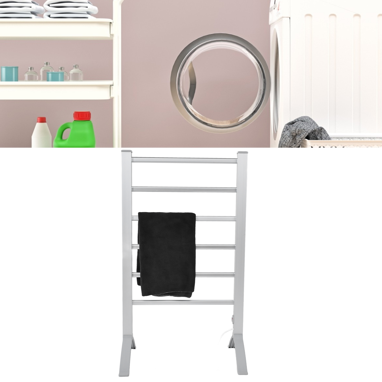 Elektrischer Handtuchwärmer Mit Konstanter Heizleistung Für Badezimmer, Zur Wand- Oder Bodenmontage, Ideal Zum Trocknen Von Kleidung, Decken Und Handtüchern. Australischer Standard 220 V.