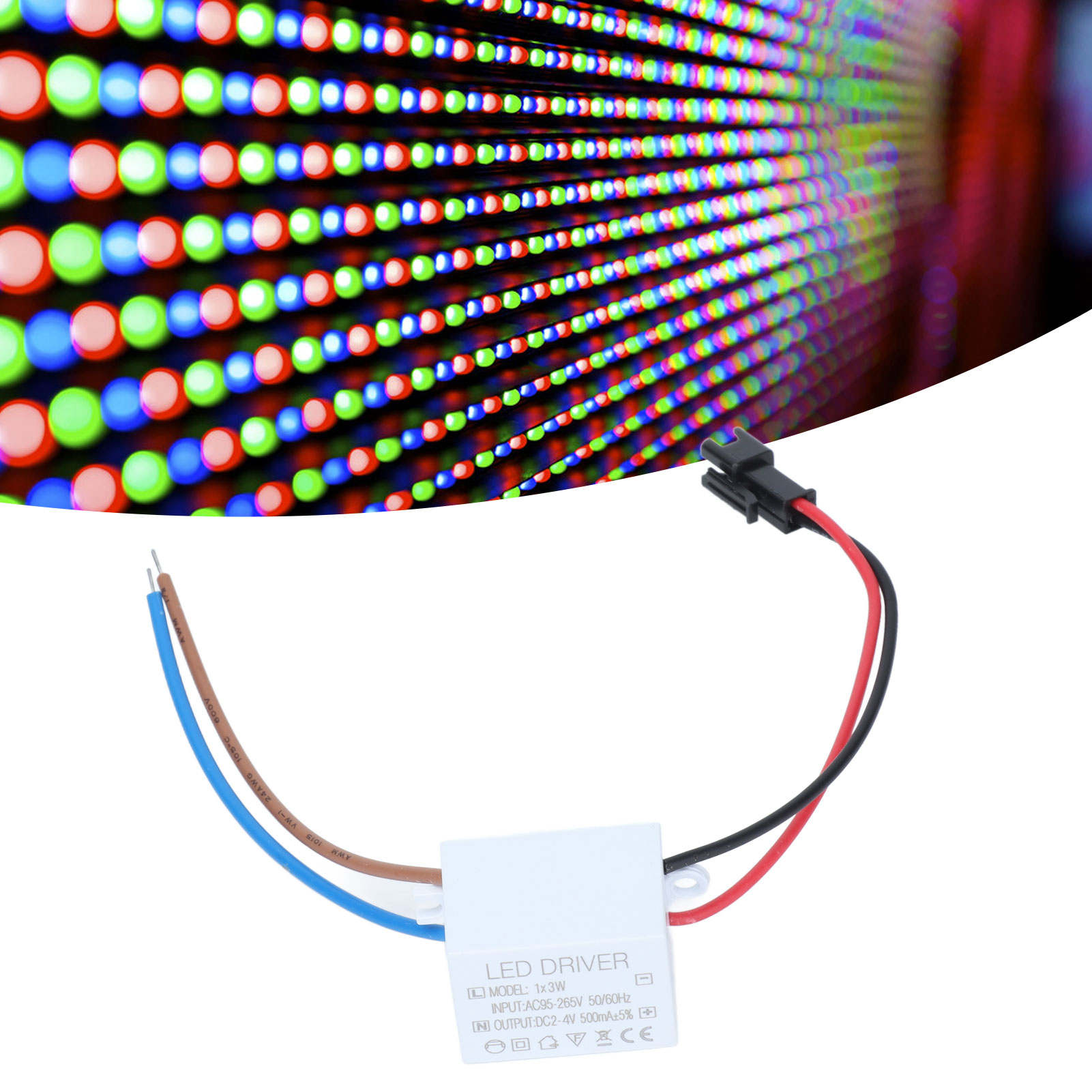 500ma Konstantstrom-led-treiber, Ac-eingang 95-265v, Dc-ausgang 2-4v, Leistungstreiberanschluss, Transformator Für Led-lampe.