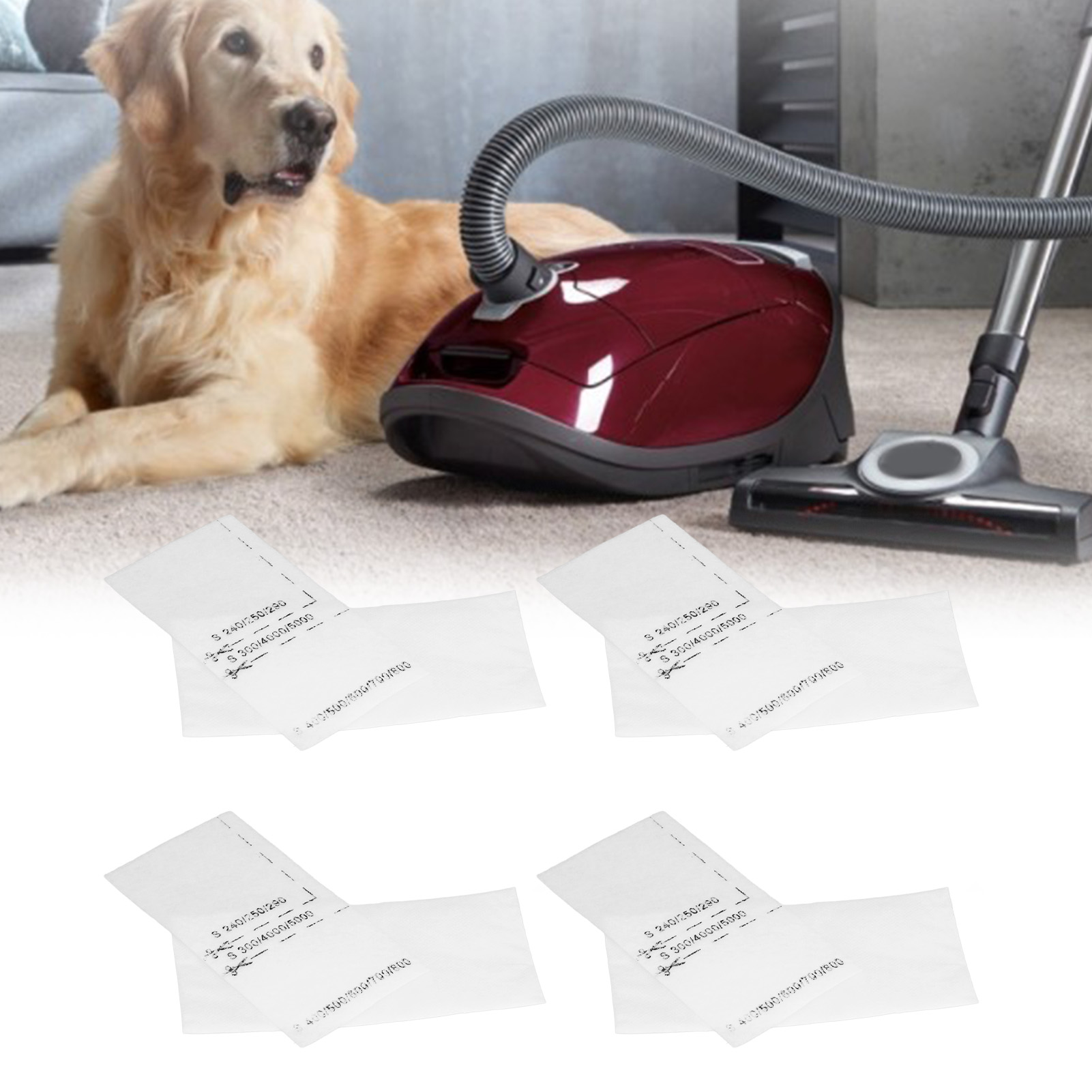 10 Sets Miele Fjm/gn Serien-luftfilter, Staubsaugerzubehör, Filterschutz, Weiße Filter.