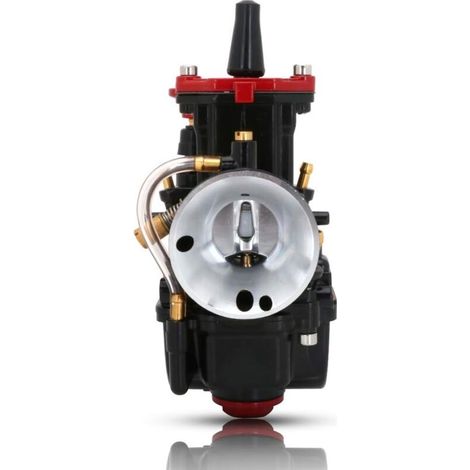 Carburateur 21 Mm, Pwk 21 Moto Power Jet Carb Racing Performance Universel Pour 50 Cc À 100 Cc Pit Dirt Bike Motocross Enduro On/off Road Atv Quad Scooter Noir