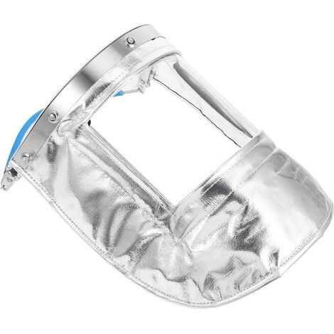 Transparenter, Hitzebeständiger Gesichtsschild Aus Aluminiumfolie, Schweißfest, Isolierend, Stoß- Und Spritzschutzsicher, Schutzmaske Für Schweißer Und Anwendungen In