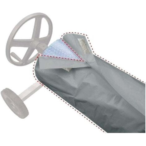 Pool Cover Roll, Waterproof Cover, Pool Cover, 490 X 96 Cm (h X W) (grey)