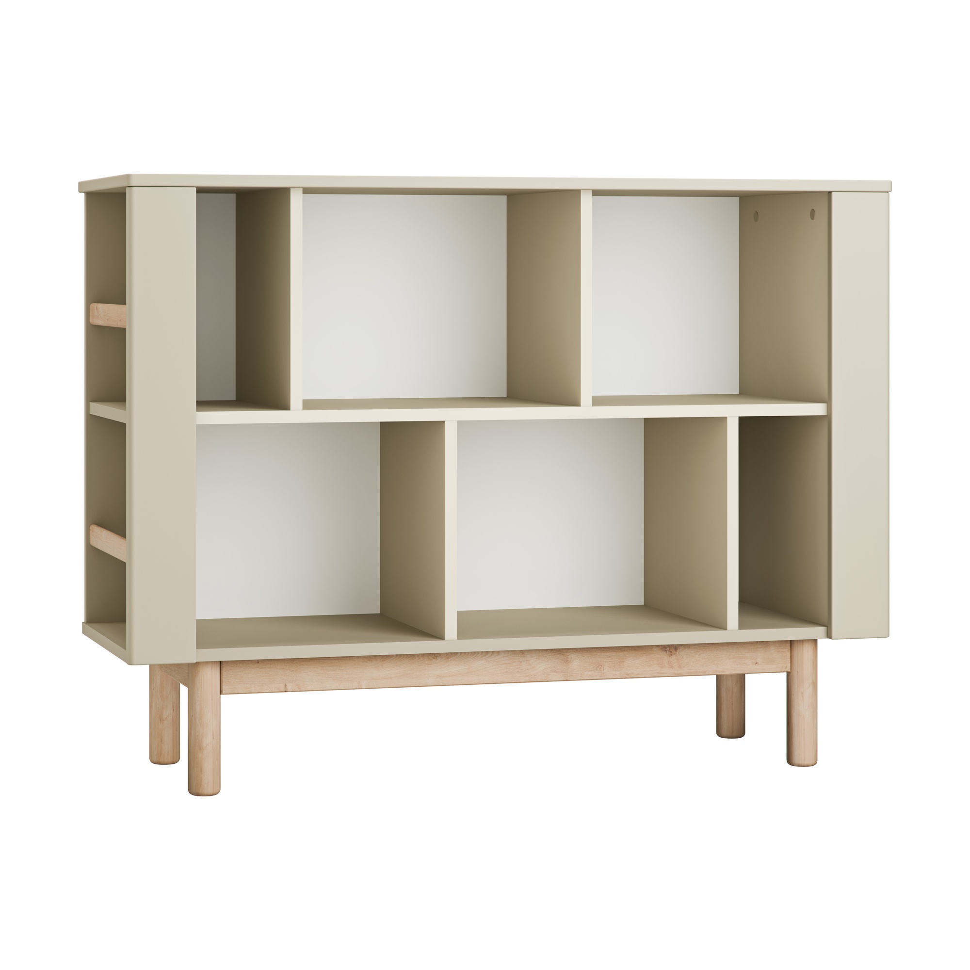 Kinderregal 120 × 40 × 90,4 Cm Mit Schublade – Miloo