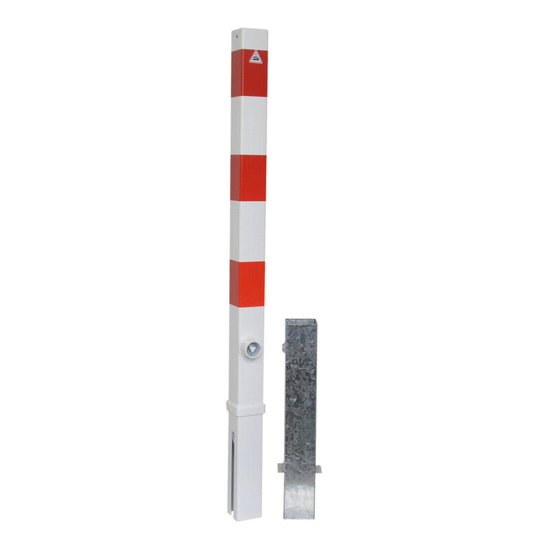 [gebraucht] B-ware Schake Absperrpfosten Typ 470f Herausnehmbar Feuerwehrdreikantverschluss 70x70mm