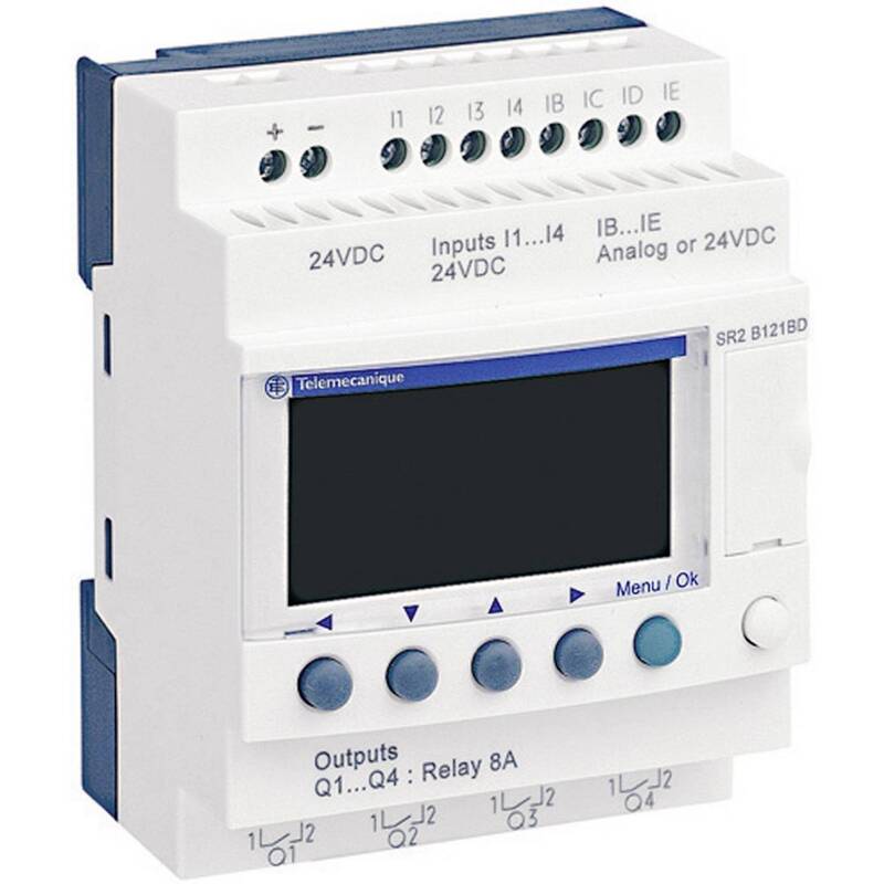 [neuwertig] B-ware Schneider Electric Sps-steuerungsmodul Sr2 B121bd 24v Dc Steuerung Ip20 4 Relais