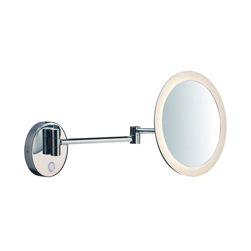 [neuwertig] B-ware Slv Wandleuchte Wandlampe Maganda Led Touch-schalter Cct Chrom Ø21,6cm Licht
