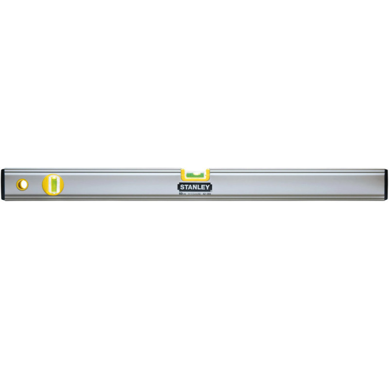 Stanley 120 Cm Aluminium-magnetwasserwaage 2 Libellen Gummierte Kanten Mess- Und Heimwerkerwerkzeug