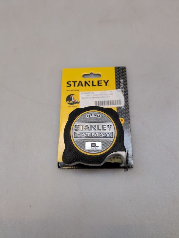 [neuwertig] B-ware Stanley Maßband 8m Bandmaß Rollmaßband Messband Für Präzise Messungen Handwerk