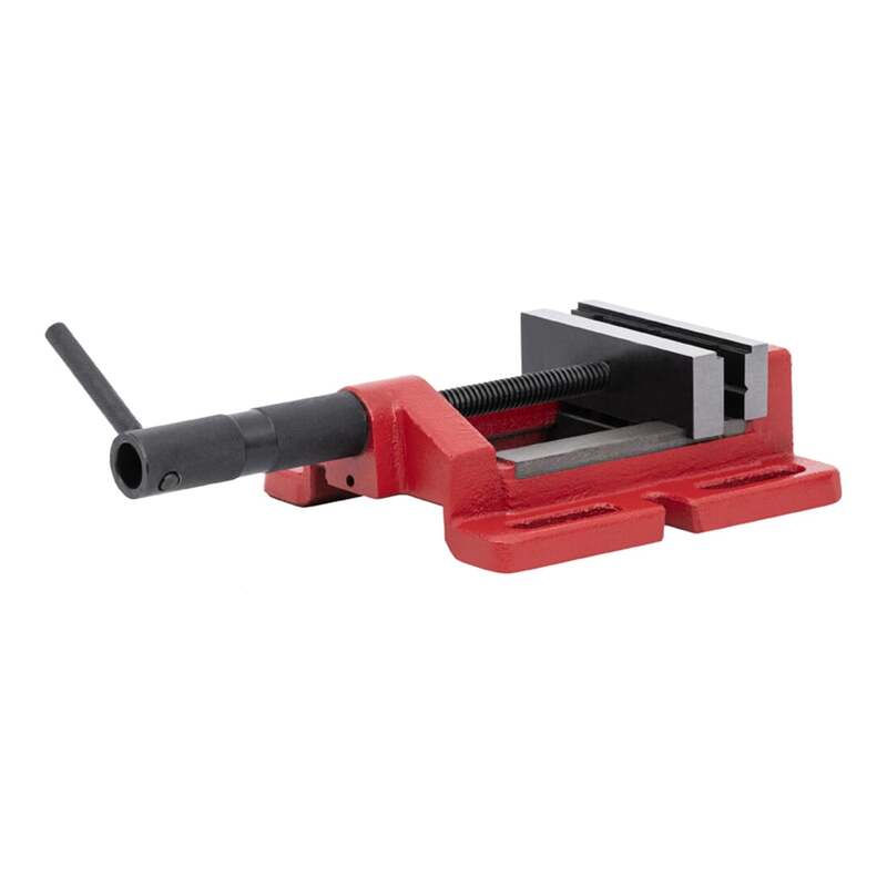 [neuwertig] B-ware Stier Maschinenschraubstock Spannstock Werkzeughalter 120mm 110mm Grau 5,4kg