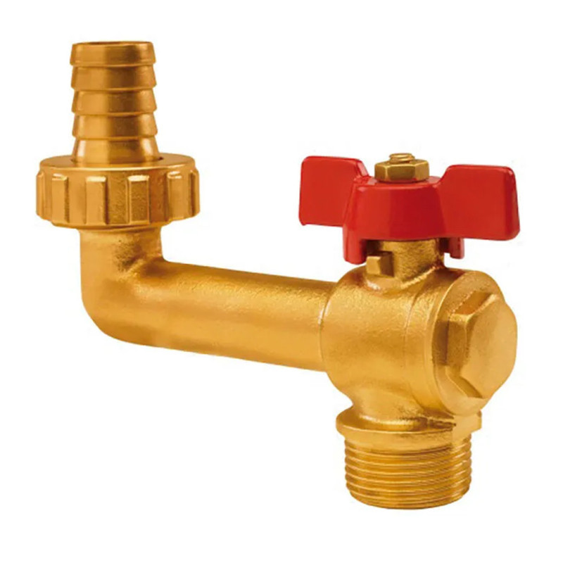 Vertikaler Bewässerungshahn 1/2-3/4" Gartenhydrant Bewässerungsventil Anschluss Für Die Außenbewässerung