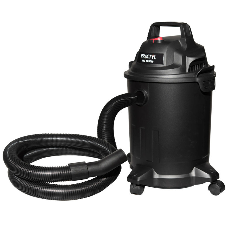 1250-w-industriesauger Mit 15 L Fassungsvermögen Und Kabel Staubsauger Für Garten, Werkstatt Und Haushalt Staubsauger Mit Rä