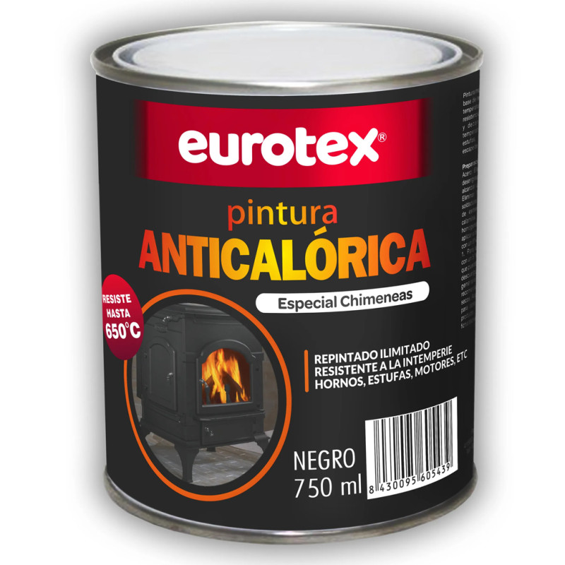 Hitzebeständige Farbe 750 Ml Schwarz Farbe Für Schornsteine Hitzebeständig Bis 650 °c Hochtemperaturfarbe