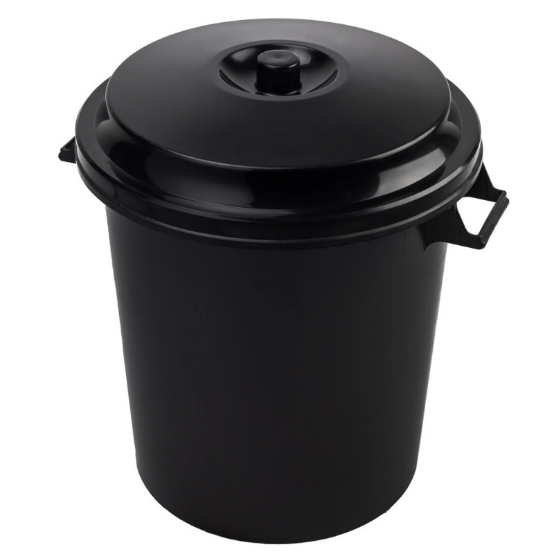 50-liter-mülleimer Mit Deckel Polyethylen Abfall- Und Recyclingbehälter Für Zuhause, Büro Und Den Außenbereich