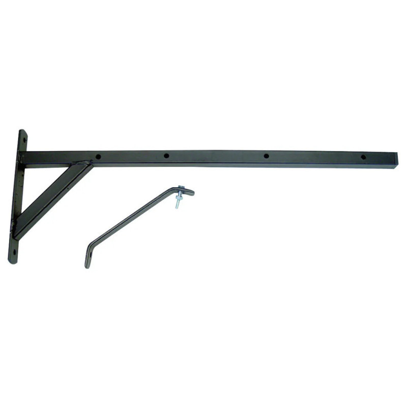 Wäscheständer Mit Wandhalterung, 55 Cm, Schwarz Fester Wäscheständer Wäschetrocknen Für Drinnen Und Draußen