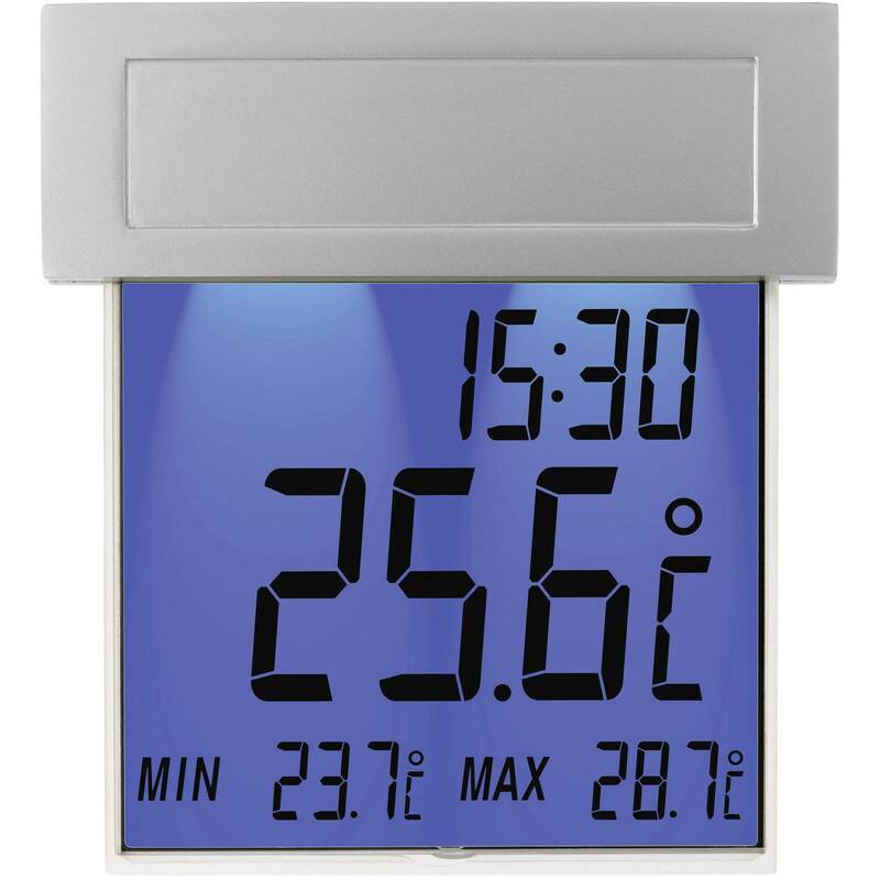 [neuwertig] B-ware Tfa Solar-fenster-thermometer Digital Innentemperatur -10 Bis +50 °c