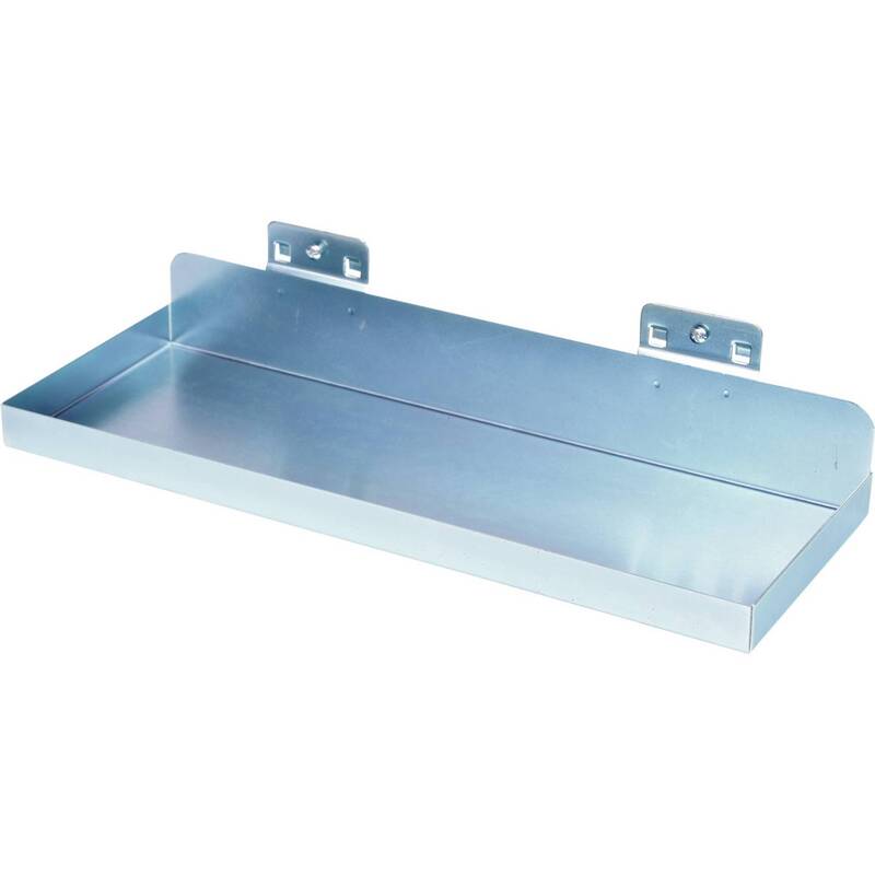 [neuwertig] B-ware Ks Tools Ablageplatte Stahlblech 350x125mm Fixierschraube Stabil Langlebig 1,5mm
