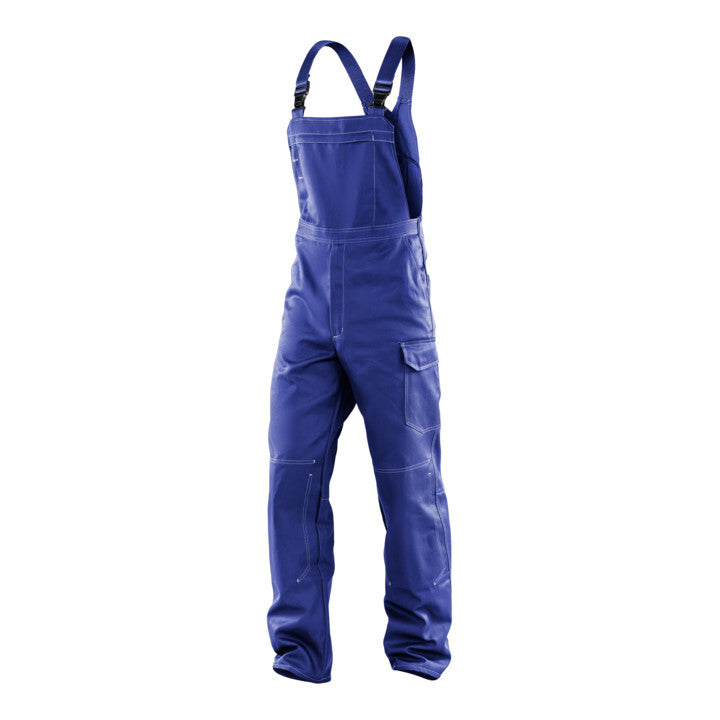 [neuwertig] B-ware Kübler Workwear Latzhose 3248 Kornblumenblau Größe 30 Baumwolle Oeko-tex 60°c