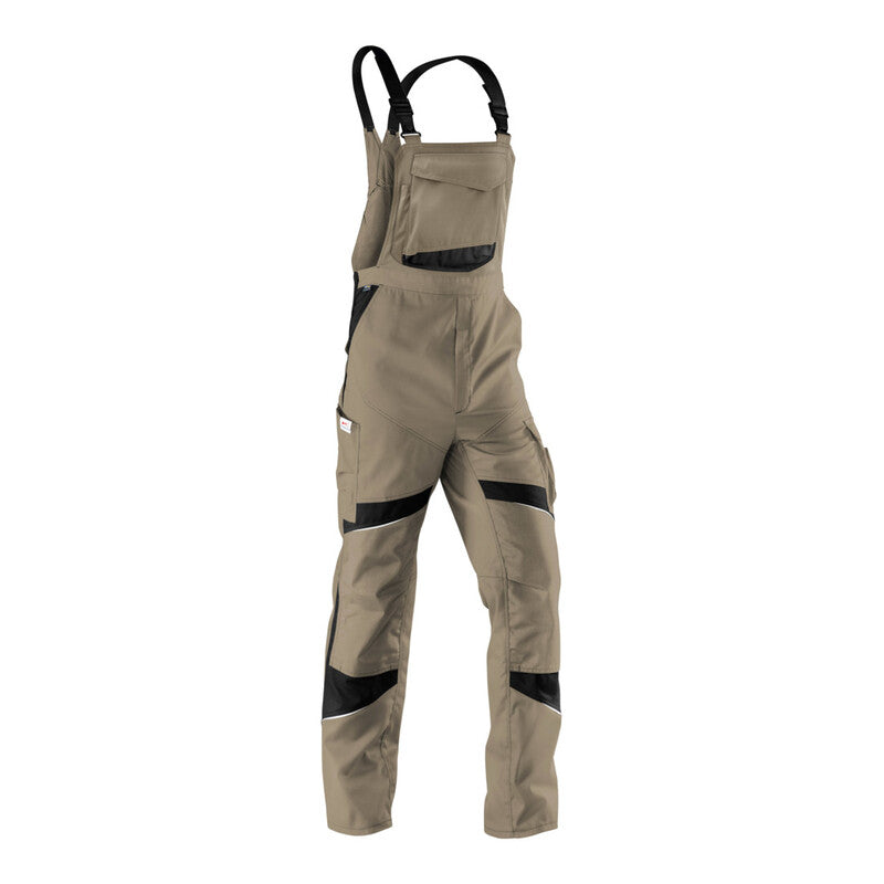 [neuwertig] B-ware Kübler Latzhose 3250 Sandbraun Schwarz Größe 62 Arbeitskleidung Arbeitsschutz 78
