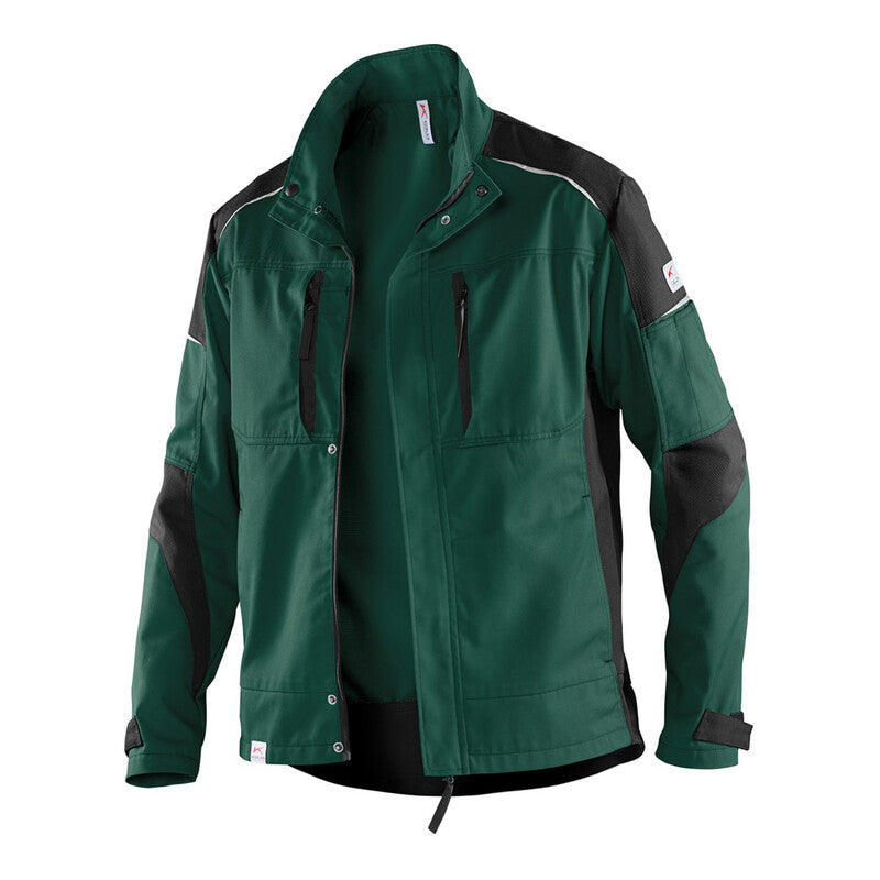 [neuwertig] B-ware Kübler Activiq Jacke Form 1250 Moosgrün/schwarz Größe L Ergonomisch Geschnitten