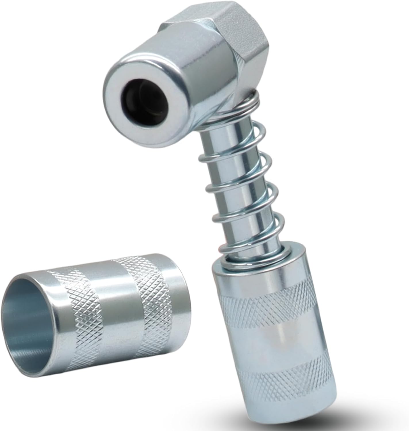 90-grad-fettpressenanschlussadapter, Kohlenstoffstahl, 1 Stück