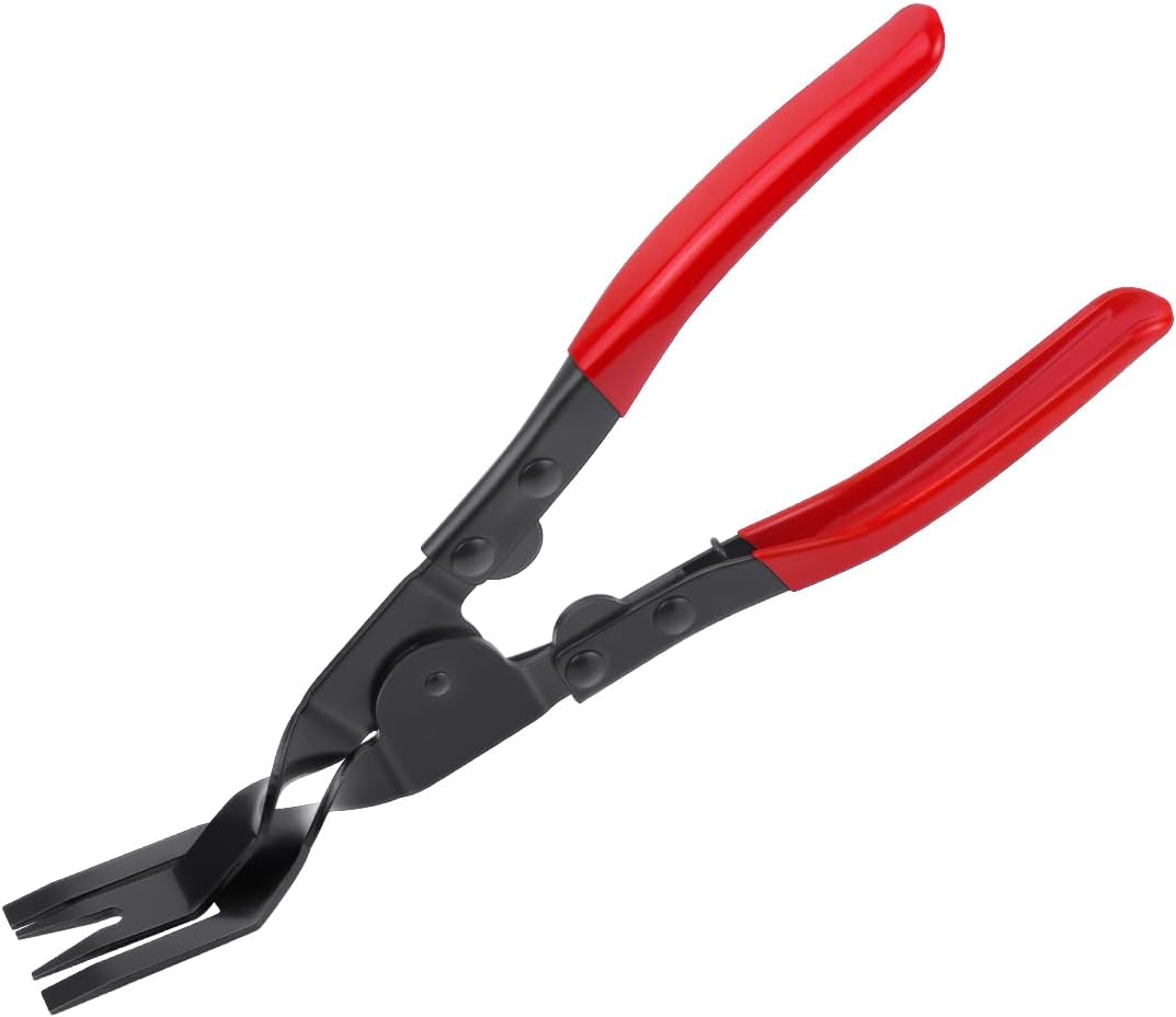 Paar Zangen Zum Entfernen Von Clips An Der Fahrzeuginnenausstattung – Schnappclipzange/verkleidungsclip-entfernungszange (rot)