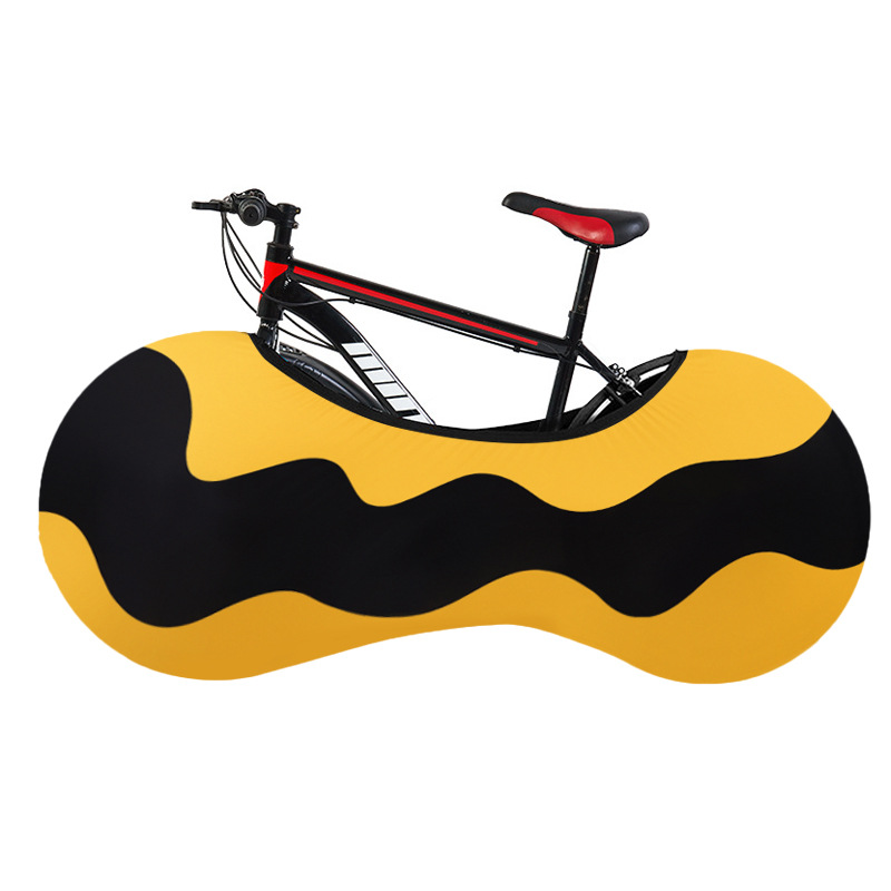 Fahrrad-radschutzhülle. Elastische Hülle Mit Aufbewahrungstasche Und Befestigungsclip. Staubdicht Und Waschbar. Geeignet Für 24-28 Zoll Mountainbikes, Rennräder Und Mountainbikes.
