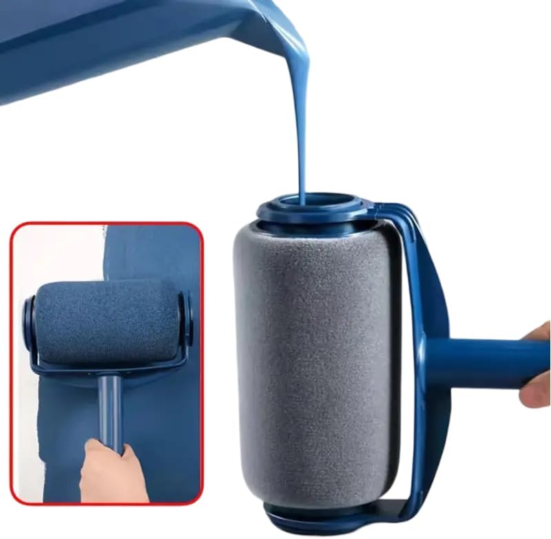 Nachfüllbare Farbroller Mit Innovativem Auslaufschutz Ermöglichen Ein Schnelles Und Effizientes Streichen Von Wänden Und Decken.