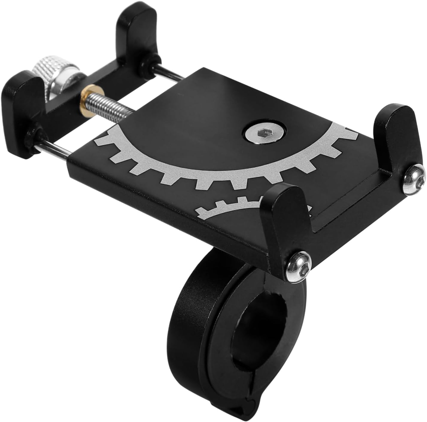 Handyhalterung Für Motorräder Aus Aluminiumlegierung, Verstellbare Klemme, 20-38 Mm, Schwarz.