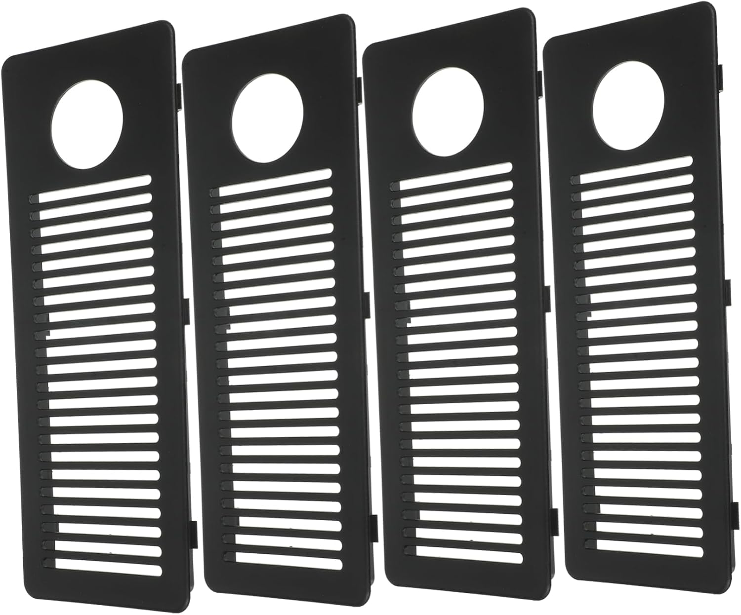 Satz Mit 4 Schwarzen Abs-lüftungsgittern Für Serverschränke (zur Belüftung Von Serverräumen)