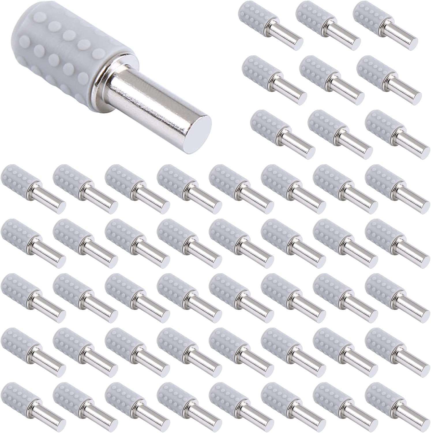 50 Stück Regalstifte, 5 Mm Regalträger Mit Gummihülse, Einsteckstifte, Regalträger, 5 Mm Einsteck-regalstifte Für Holzregale