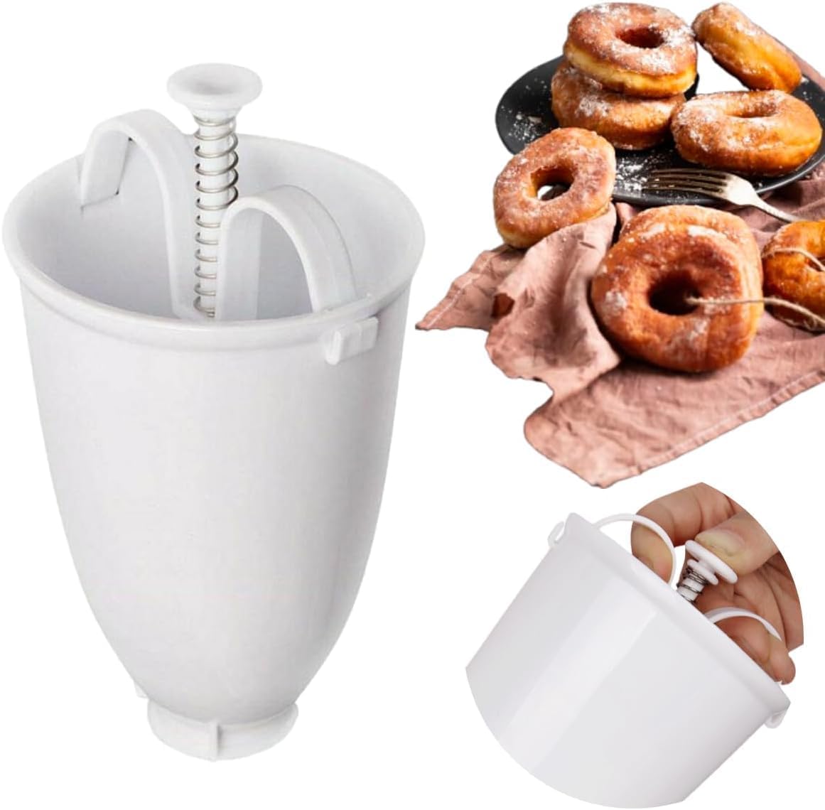 Einhand-donutmaschine – Donutform Aus Kunststoff/teigspender
