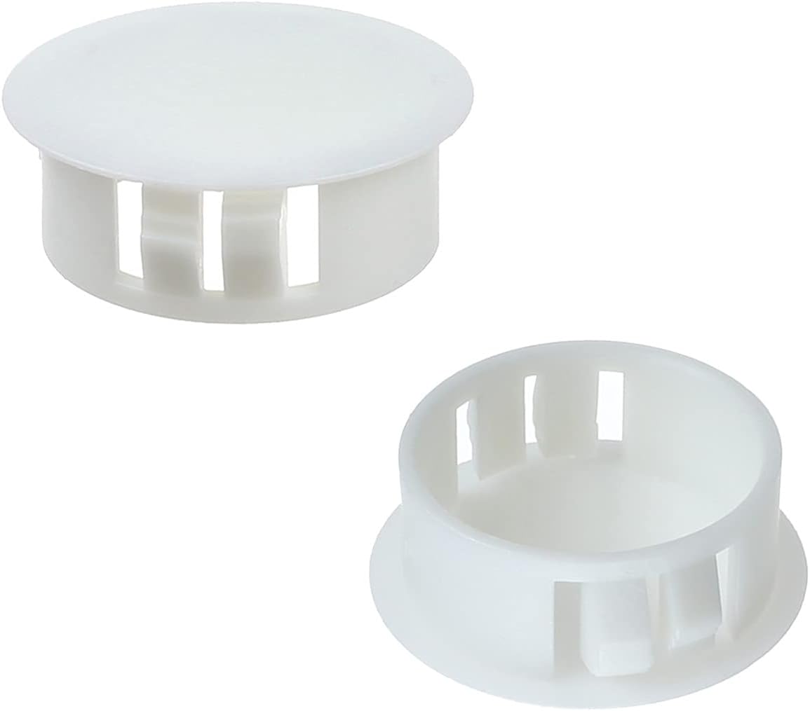 Packung Mit 10 Weißen Kunststoff-lochstopfen, 25 Mm (1 Zoll)