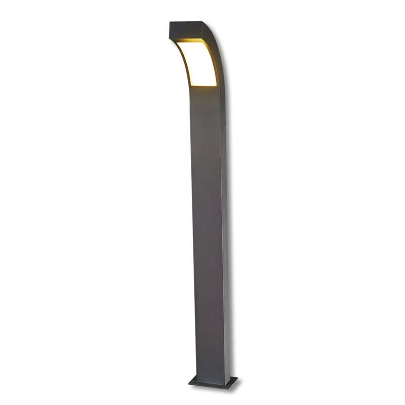[neuwertig] B-ware Lucande Wegeleuchte Gartenleuchte Lennik Led Pollerleuchte Anthrazit 100cm Ip54