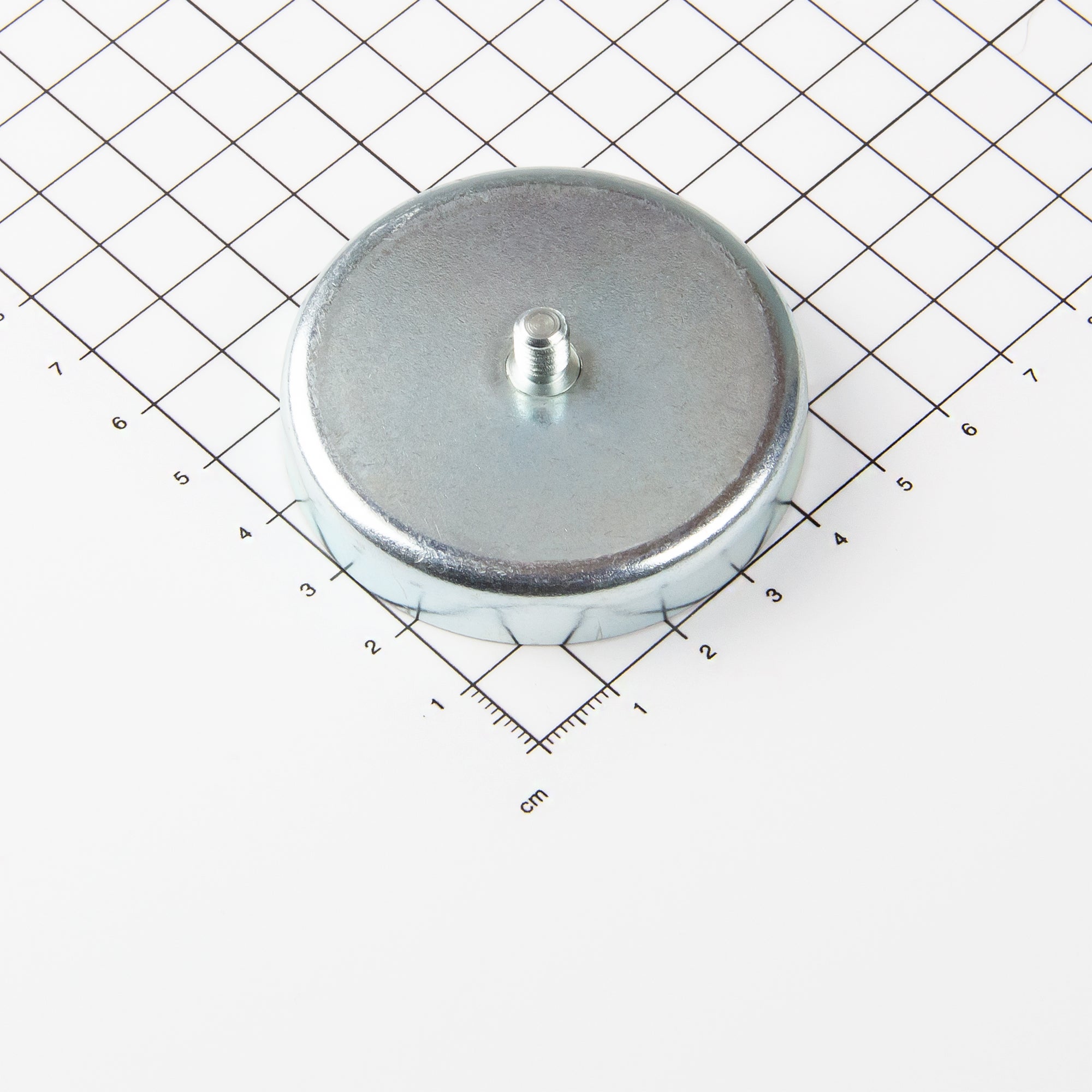 Magna-c Ferrit Flachgreifer Ø57x10,5mm Mit Gewindezapfen
