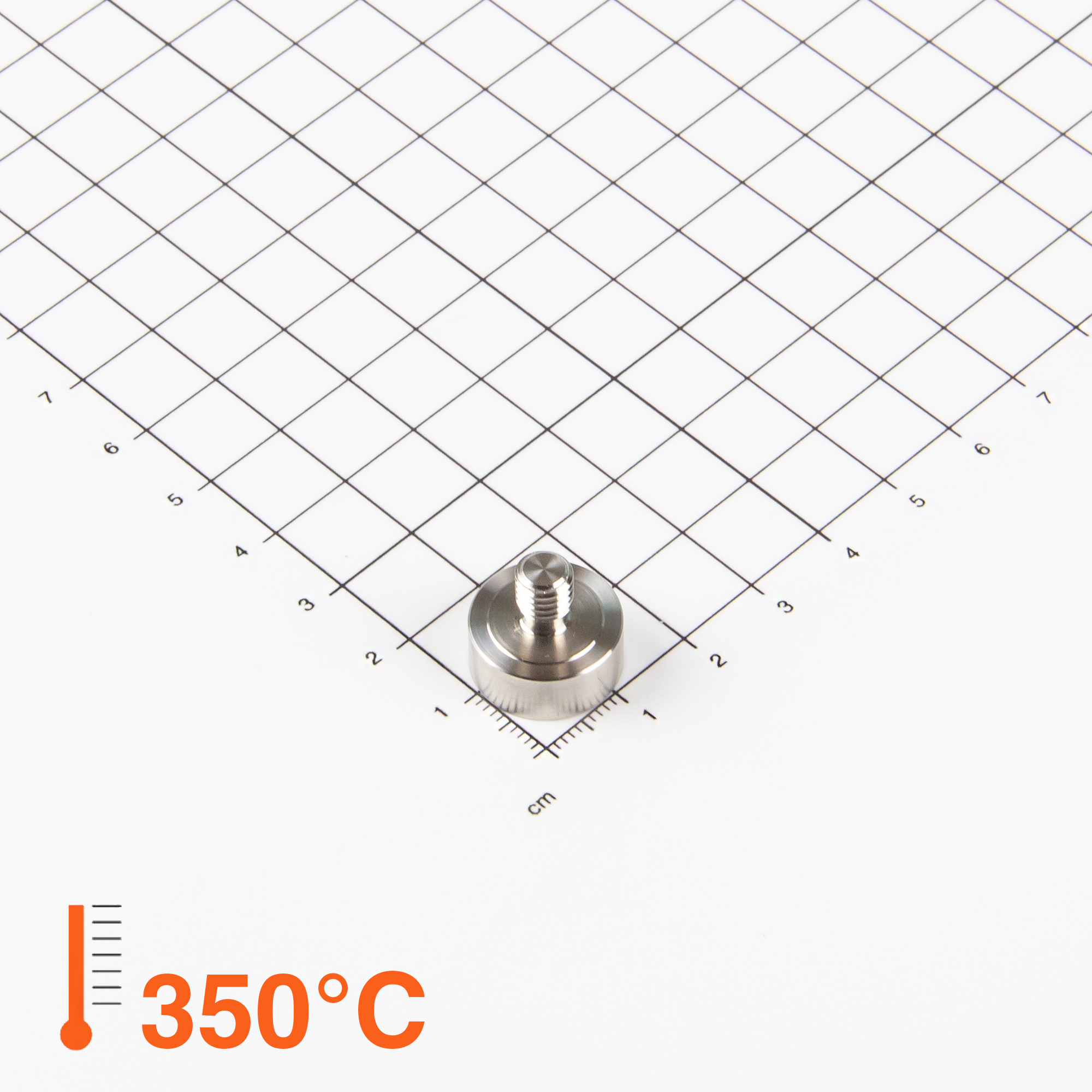 Magna-c Flachgreifer Aus Smco Dichtgeschweißt Ø16x7mm Mit Gewindezap...