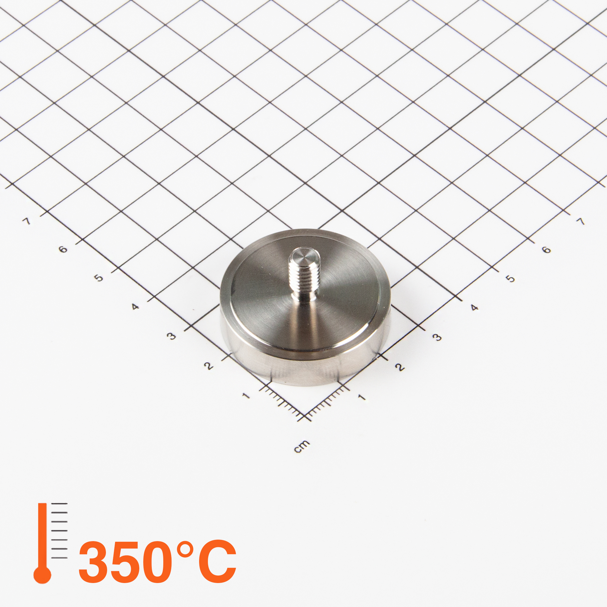Magna-c Flachgreifer Aus Smco Dichtgeschweißt Ø32x8mm Mit Gewindezap...