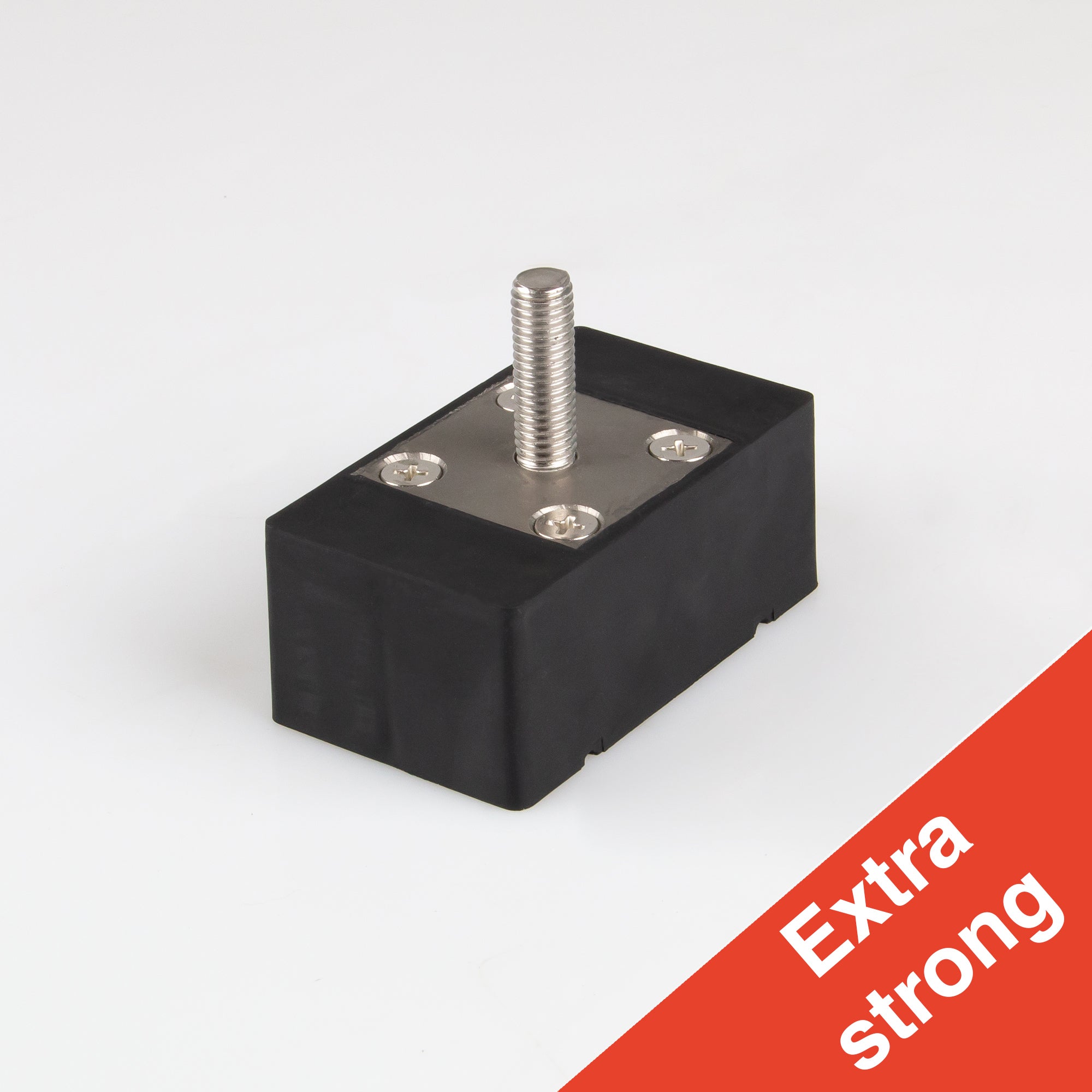Magna-c Gummiertes Magnetsystem 85x50x35mm Mit Gewindezapfen
