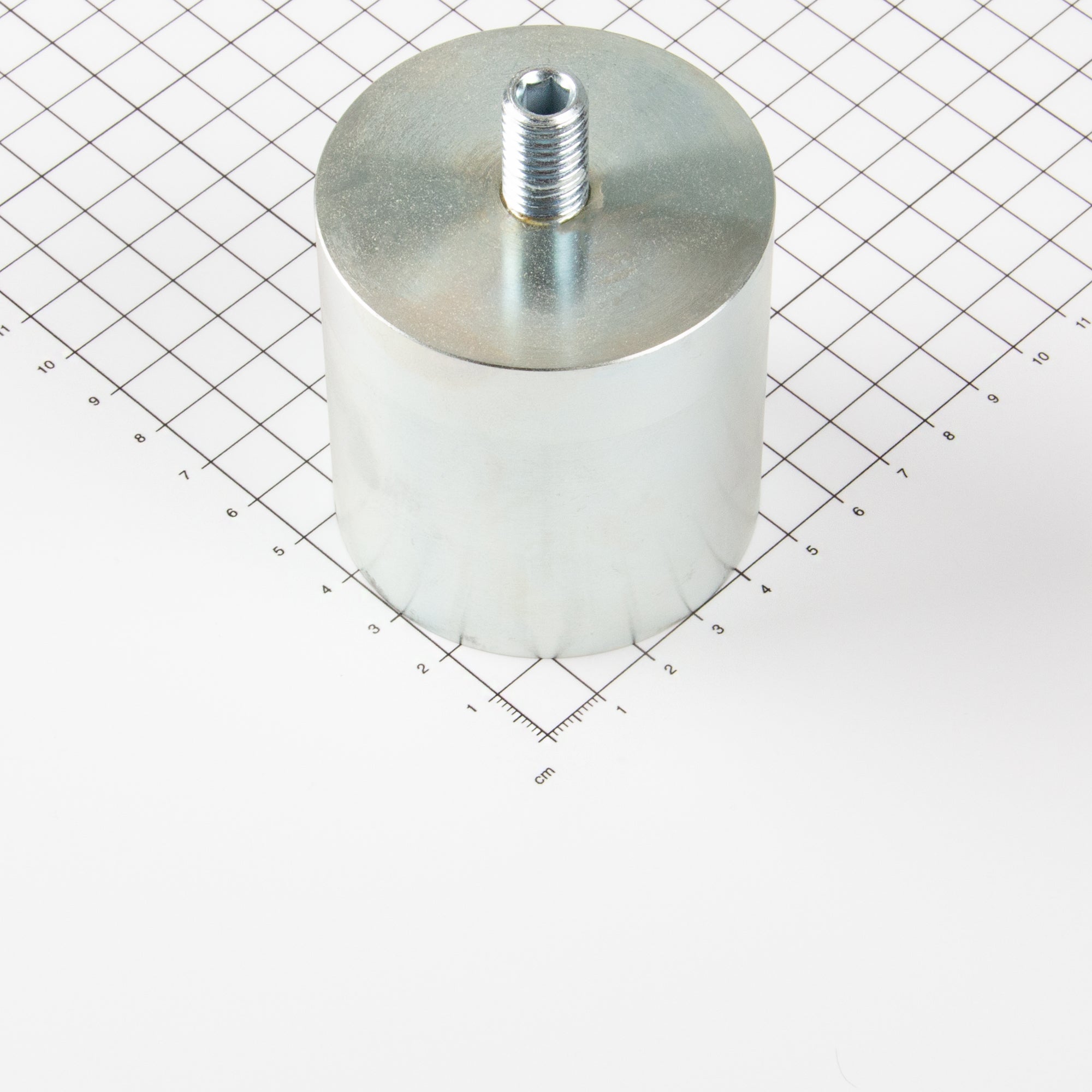 Magna-c Stabgreifer Aus Neodym Ø63x65mm Mit Gewindezapfen