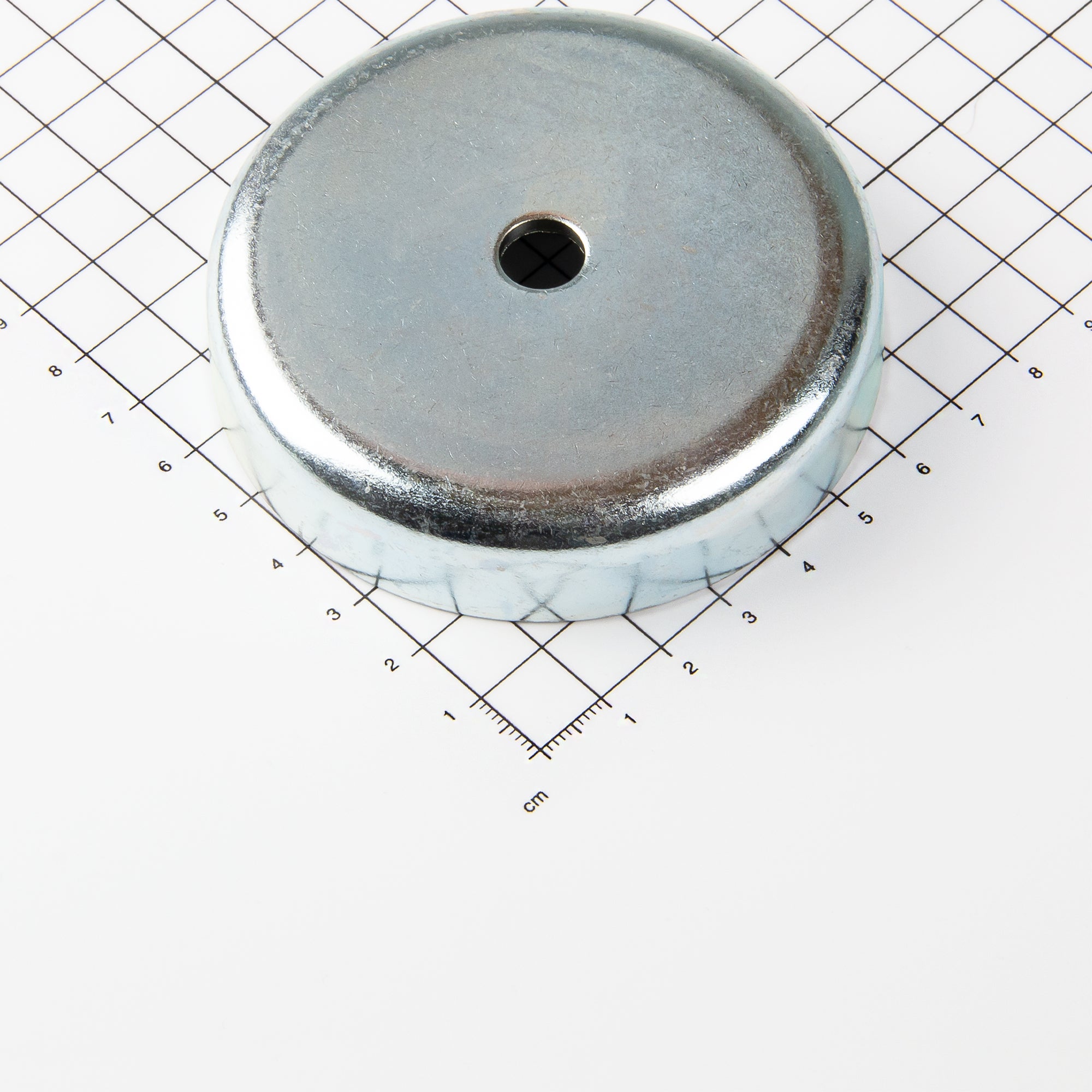 Magna-c Ferrit Flachgreifer Ø83x18mm Mit Zylindrischer Senkung