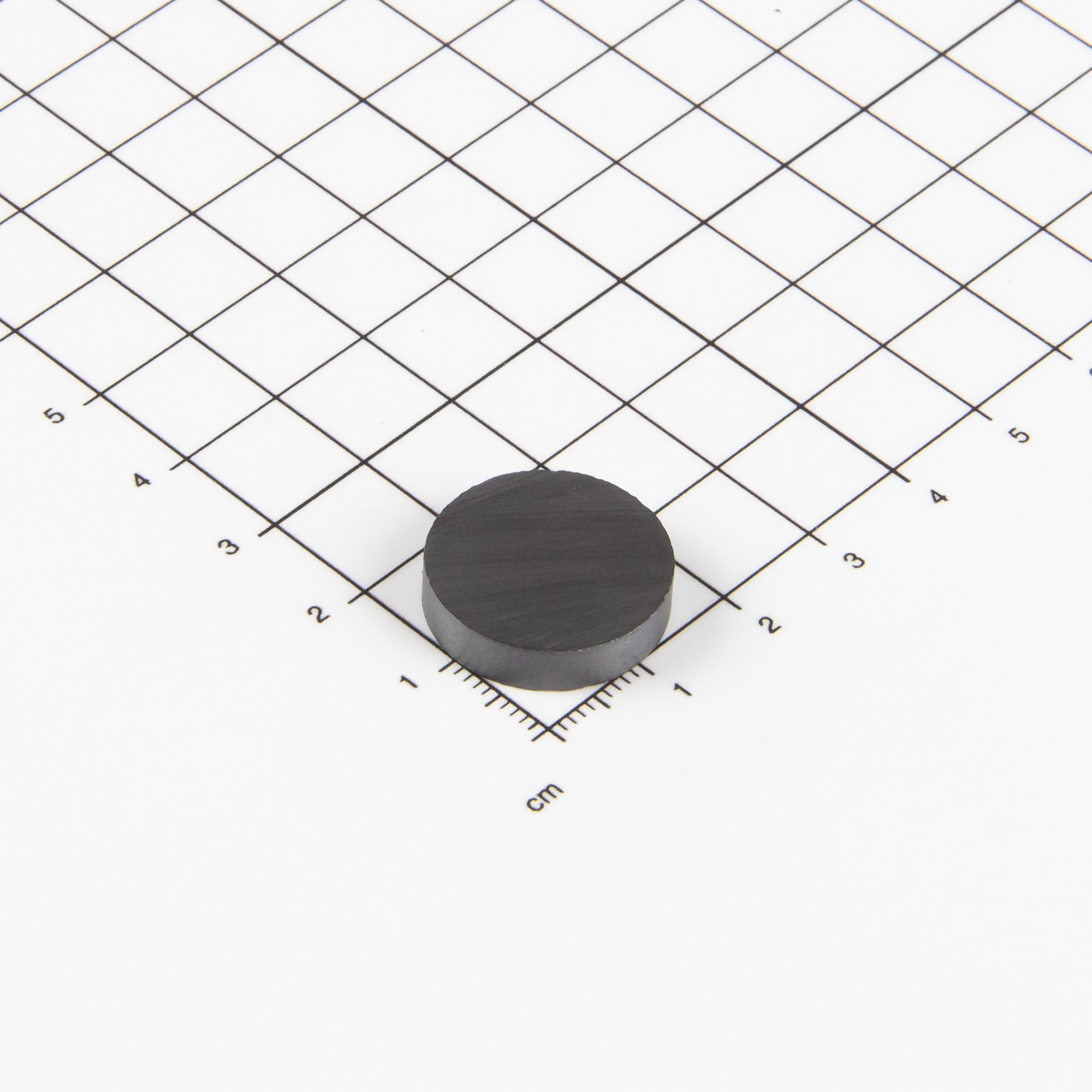 Magna-c Ferrit Scheibenmagnet Ø20x4,5mm Beidseitig Magn.