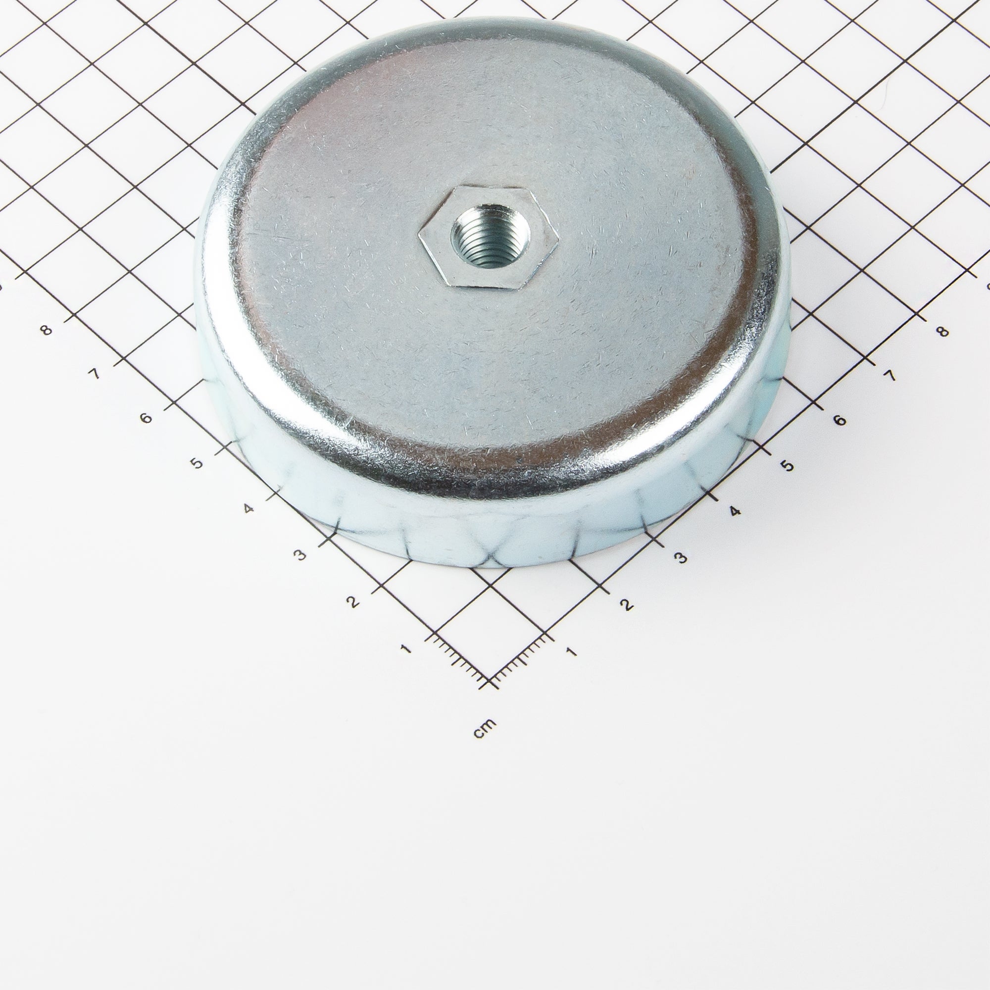Magna-c Ferrit Flachgreifer Mit Innengewinde Ø80x18mm
